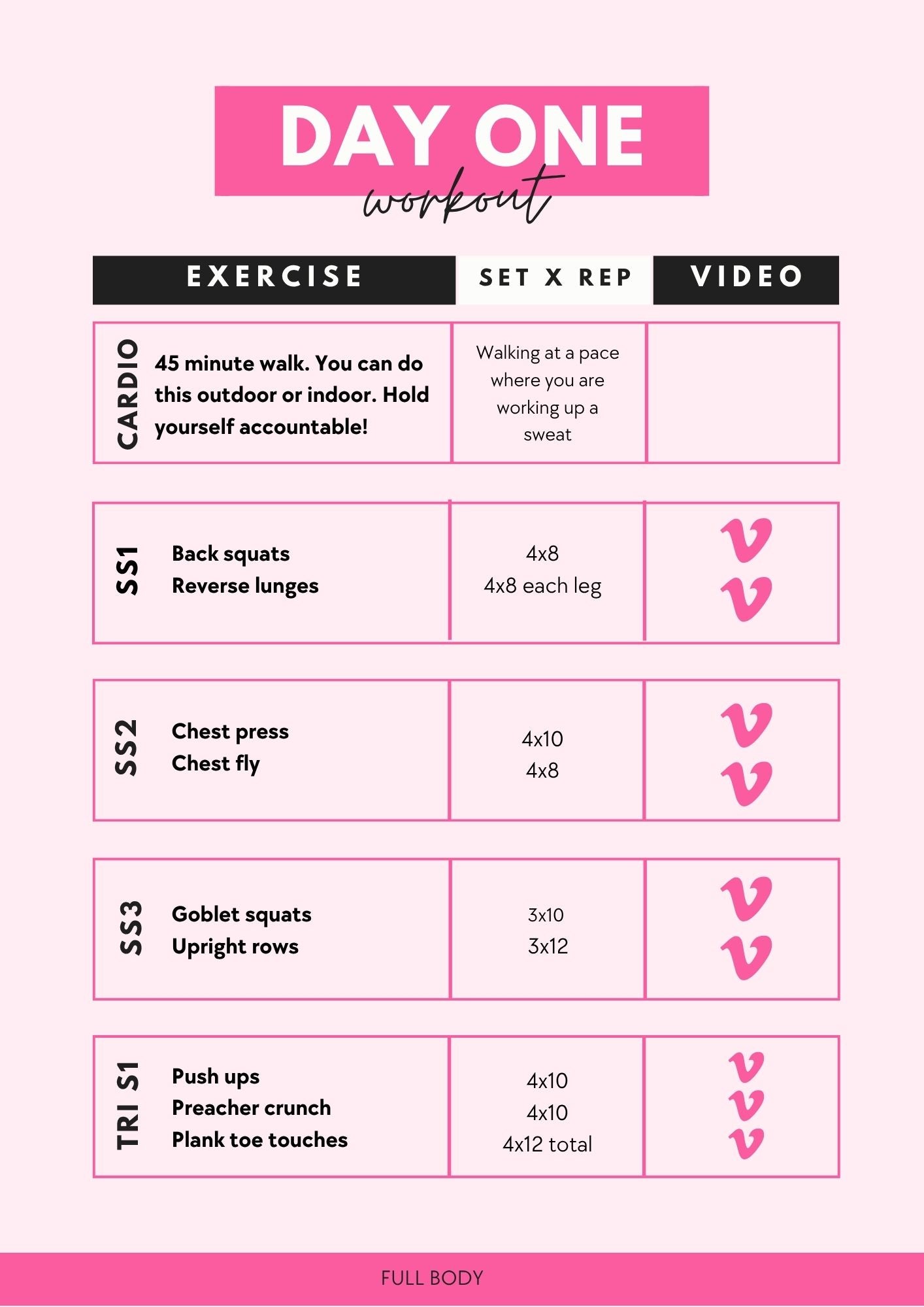 8 WEEK FULL BODY PROGRAM