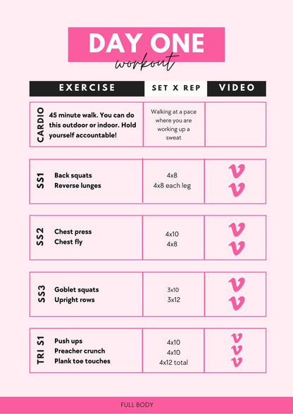 8 WEEK FULL BODY PROGRAM