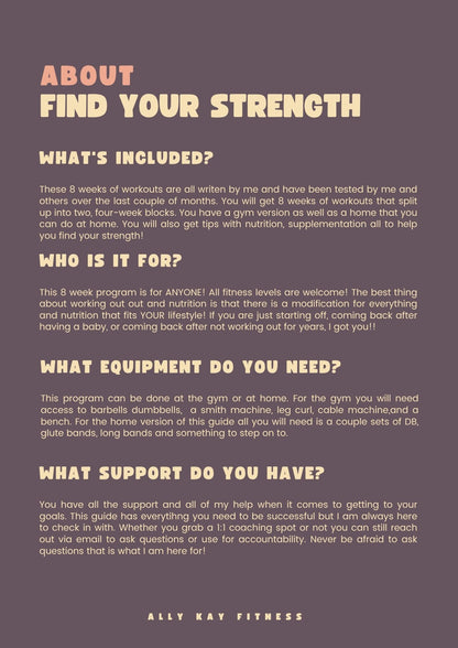 Find your strength